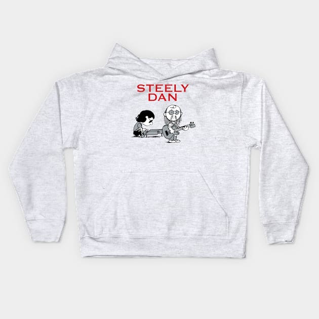 Steely guitar Kids Hoodie by FlayingDutchman